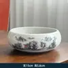 Liquidação: Bule de Chá Grande de Cerâmica, Xícara de Chá, Recipiente de Água, Acessórios para Conjunto de Chá Kung Fu, Recipiente de Resíduos de Chá Vintage Jingdezhen