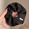 Scrunchie Oversized Estampa de Leopardo Retrô Outono e Inverno para Mulheres, Elástico de Cabelo Fofo Estilo Saia, Novo Acessório de Cabelo Elástico Outono e Inverno
