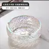 Cenicero de Lujo Ligero, Elegante y de Gama Alta de Cristal, Cenicero Personalizado para Uso Doméstico en la Sala de Estar, Anti-Ceniza Volante