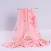 Bufanda Larga de Gasa con Figura de Urraca Primus para Primavera para Mujer Chal Exterior Delgado Regalo Barato Protección Solar para Primavera y Verano Arena