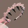Diadema Ondulada con Dientes de Diamante Brillantes para Mujer, Nuevo Modelo 2026, Diadema de Moda Elegante de Gama Alta, Accesorio para el Cabello