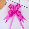 Comercio exterior transfronterizo 12 tamaño pequeño forma de corazón de rosa lazo impreso flor de tirar a mano Flor de tirar cinta empaque de regalo flor de tirar lazo flor