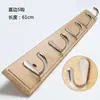 Gancho de pared de madera maciza pared de dormitorio detrás de la puerta colgador de pintura de madera de bambú pared de baño estable simple colgante de pared