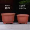 Vasos de Flores de Barro de Grande Diâmetro, Vasos de Flores de Areia Roxa de Grande Porte para Bonsai, Vasos de Flores Cerâmicos
