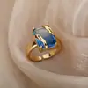 Anillo Retro de Lujo Accesible Transfronterizo con Forma de Corazón Chapado en Oro de 18 Quilates con Diamantes, Anillo Elegante y Versátil de Alta Gama para Mujer