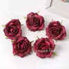 Flor artificial cabeça de flor rosa Sirius material para guirlanda DIY feita à mão Acessórios de fundo de parede de flores decorativas feitas à mão Mori