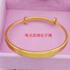 Pulseira de bambu fosca banhada a ouro latão push-pull fabricantes de joias de ouro de imitação atacado joias de pulseira feminina