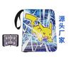 Fabricante Original Libro de Cartas Pokemon 4 Compartimentos Cremallera Hojas Sueltas Bolsa de Almacenamiento Portátil para Tarjetas Libro de Colección de Cartas Pokemon