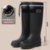 Botas de Lluvia Japonesas y Coreanas Multicolor, Botas de Lluvia Extra Altas para Mujer, Botas Negras, Zapatos de Goma a la Moda, Botas con Cordón a la Moda, Botas para Mujer
