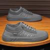 Zapatos de Invierno para Hombre, Malla Transpirable, Delgados, Tenis Anti-Olor, Zapatos de Vestir para Hombre sin Cordones, Tenis de Calcetín Fly-Knit