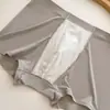 Ropa Interior para Hombre, Verano Más Vendida, Delgada, Transpirable, Algodón de Seda de Hielo, Calzoncillos tipo bóxer, Ropa Interior de Seda de Hielo para Hombre, Modal