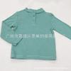 Comercio exterior Pedido original Estilo coreano Camiseta interior de algodón 0-3 años para niños y niñas Pulóver de manga larga Ropa exterior para niños pequeños y medianos de cuello medio
