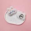Broche de pelúcia dos desenhos animados bonito coelho urso gato boneca sapatos e meias acessórios de vestuário acessórios diy saco pingente