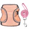 Coleira Arnês para Pet Adequada para Gatos e Cães de Porte Pequeno e Médio, Arnês Estilo Colete para Passeio de Cães, Arnês para Gatos