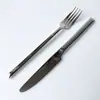 Xman+ Juego de Cubiertos Estilo Occidental 3 Piezas Acero Inoxidable 304 Juego de Alta Gama de Cubiertos para Steak Domésticos con Ligeros Defectos