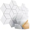 Panelesinsonorizantes y absorbentes de sonido de fibra de poliéster transfronterizos, paneles acústicos hexagonales, panelesinsonorizantes para pared de oficina y piano