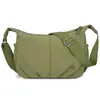 Bolsa transversal de ombro única simples transfronteiriça feminina casual moda bolsa de viagem de nylon repelente à água bolsa de mãe de lona