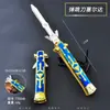 Juego Anime Zelda 22cm Cuchillo de Rebote Molde Artesanías de Aleación Juguetes sin Filo