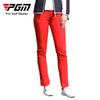 Pantalones de golf de terciopelo PGM para otoño e invierno, pantalones deportivos de alta elasticidad para mujer, suministro directo de fábrica.