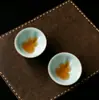 Taza de Té Maestra Fulu de Horno Ru Taza Individual Taza de Cerámica Taza de Uso Personal Taza de Calabaza Set de Té Kung Fu