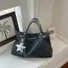 Bolsa de Mão Feminina Grande Capacidade Estilo Coreano Transfronteiriça 2026 Nova Bolsa Tote Simples de Nicho Bolsa de Ombro Único Transversal Casual