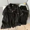 Pijama de verano de lujo para hombre, algodón nube de manga corta, adecuado para que lo usen los adolescentes fuera de casa, conjunto de tres piezas para el hogar, transfronterizo
