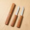 Cuchillo de Fruta de Doble Filo, Cuchillo para Frutas y Verduras, Cuchillo Pequeño para Abrir Paquetes, Cuchillo Portátil para Acampar, Cuchillo de Doble Hoja de Moda, Cuchillo para Exteriores