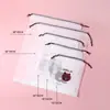 En Stock Bolsa Pe Transparente con Cordón Oso Pequeño Mate Bolsa con Cordón para Juguetes Bolsa de Empaque para Almacenamiento de Zapatos Grande para el Hogar