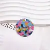 Acetato Japonés y Coreano Estilo Fresco Sin Redondo Superficie Lisa Soporte para Teléfono Llavero Accesorios DIY
