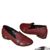 Zapatos Poco Profundos sin Cordones Estilo Otoño 2025 para Mujer, Uso Bidireccional, Punta Redonda, Suela Suave, Tacón Grueso, Mocasines Planos Cómodos para Mujer