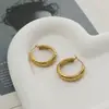 Pendientes de Patrón Diamante Estilo Chanel con un Toque de Lujo, Aros de Lujo Ligero con Textura de Llanta Cruzada, Aretes Únicos y de Moda Estilo Ins para Mujer