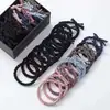 Ferramentas de Cabelo Corda para Cabeça Feminina Laço Elástico Preto Alta Elasticidade Simples Couro Corda de Cabelo Durável Anel de Cabelo Adulto