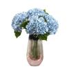 Lan Guifang Elegante Flor Artificial de Hortensia con Tacto Natural Decoración para el Hogar Sala de Estar Flor Artificial Ramo de Mano Fabricante Venta al por Mayor