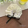Gravata de Cabelo Elegante e Suave Estilo Coreano 2025 para Mulheres, Nova Faixa de Cabelo de Renda para Penteados de Coque, Acessório de Cabelo