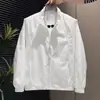 Chamarra casual chic estilo americano con cuello alto y cierre para hombre, nueva tendencia otoño 2026 simple holgada casual prenda de abrigo moda para hombre