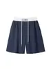 Shorts Casuales de Cintura Color Block Estilo Americano, Nuevo Estilo Verano, Corte Holgado, Talla Grande, Secado Rápido, Transpirables, Shorts Deportivos de Baloncesto