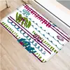 Felpudo Navideño para el Hogar con Estampado de Árbol de Navidad, Felpudo para Puerta de Sala de Estar