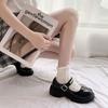 Zapatos Pequeños de Cuero Estilo Retro Británico Francés para Mujer 2025 Primavera Nuevo Estilo Diseño de Perlas Zapatos Mary Jane de Nicho para Mujer