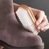 Cepillo limpiador de gamuza de goma borrador gamuza gamuza limpieza cepillo para zapatos gamuza pelo suave cepillo para zapatos cepillo especial para zapatos