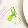 Colgante Creativo Colorido Transparente Oso Pequeño Estrella DIY Llavero Lindo Accesorios para Bolsos de Mujer Funda de Auriculares Encanto