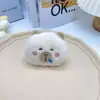Boneca de Pelúcia Kapi Barra que Faz Barulho Pendurada Fofa Fofa Fofa Fofa Chaveiro Porquinho da Índia Pingente de Bolsa Boneca de Desenho Animado