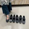 Sapatos Mary Jane Quadrados com Aumento de Altura, Forrados com Pelúcia, Estilo Fada Chanel para Mulheres, Mocassins Peludos de Solado Grosso Outono e Inverno 2025