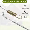Fuente transfronteriza 127-0733 Cortacésped de tracción delantera autopropulsado cable de arranque por tracción Cable de arranque de tracción de cortacésped