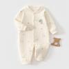 Macacões Acolchoados para Recém-Nascidos e Crianças Pequenas no Outono e Inverno, Roupas Quentes para Bebês Usarem ao Sair, Macacões, Pijamas e Roupas de Engatinhar