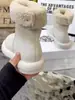 Botas de Nieve de Doble Uso Modernas 2026 Invierno Nuevas Botas de Algodón Botas Planas Estilo Martin para Mujer con Forro de Lana y Botas Cortas Engrosadas para Mujer