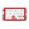 Conjunto de Parafusos de Aço Inoxidável Parafusos de Aço Inoxidável 304 Conjunto de Arruelas Planas Caixa de Parafusos e Arruelas M2-M12
