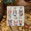 12 Soldados Cascanueces Decoraciones para Árbol de Navidad de Madera Decoración Festiva para el Hogar Regalos Festivos y para Fiestas