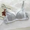 Conjunto de Lencería de Encaje de Satén Francés de la Colección Privada de Cloud para Niñas, Sin Aros, para Busto Pequeño, Realce, Levantamiento, Sujetador Anti-Caída