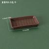 Serie de Bandejas Miniatura para Casa de Muñecas Almacenamiento Simple Plato de Cena Accesorios de Decoración Modelo Escena de Cocina Casa de Muñecas