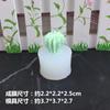 Plantas suculentas flores e plantas bolo de mousse de açúcar decoração faça você mesmo molde para assar vela molde de gota de cola molde de chocolate